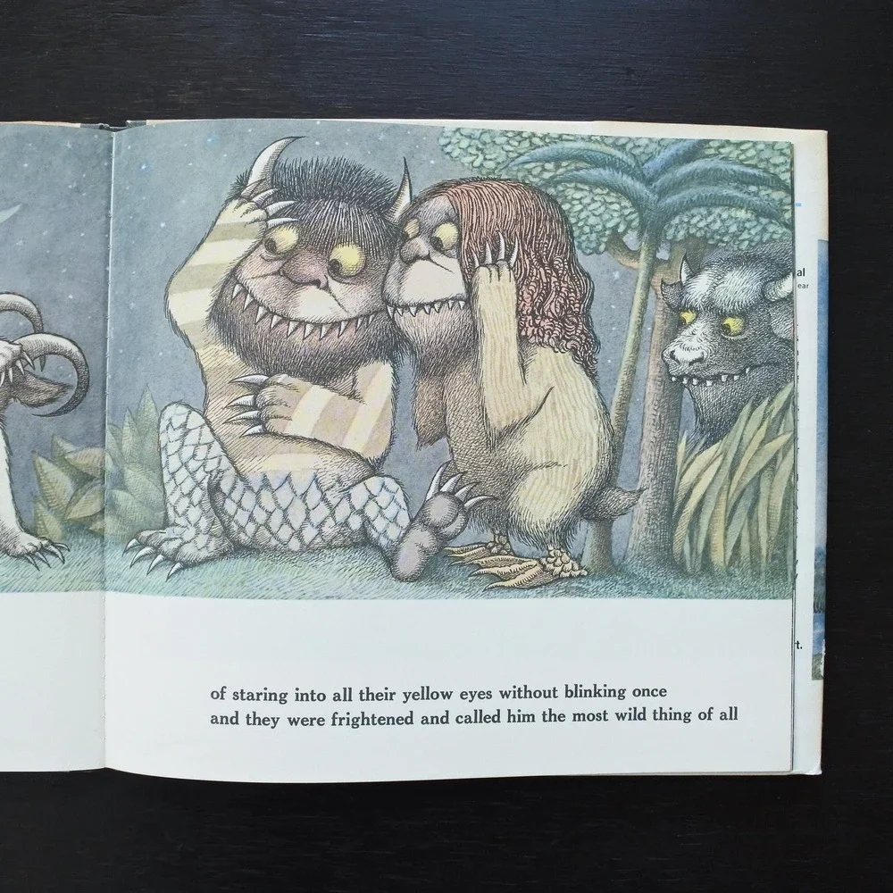 Vintage 1974 Hardcover Reprint Where The Wild Things Are by Maurice Sendak